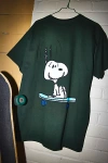 Peanuts Snoopy Uo Exclusive Graphic Tee In Green, Men's At Urban Outfitters