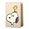 Peanuts Snoopy Woodstock Passport Holder In Neutral