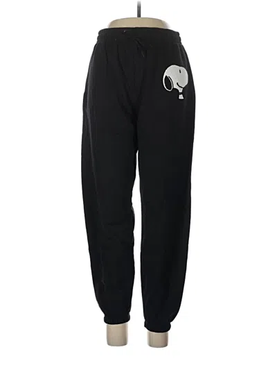 Pre-owned Peanuts Sweatpants In Black