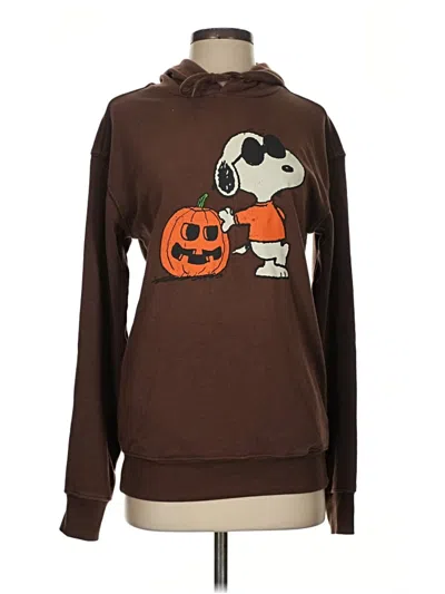 Pre-owned Peanuts Sweatshirt In Brown