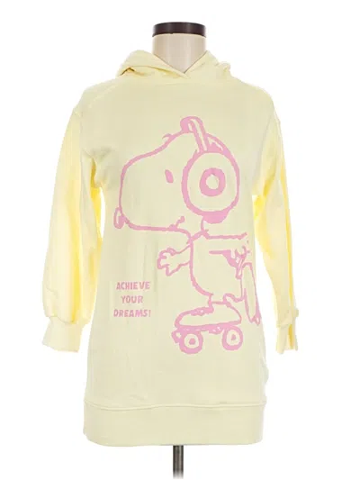 Pre-owned Peanuts Sweatshirt In Yellow