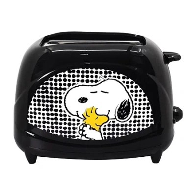 Peanuts Uncanny Brands  Snoopy Two-slice Toaster- Toasts Your Favorite Beagle On Your Toast In Black