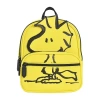 Peanuts Woodstock Full Pose Applique Mini Unisex Adult Adjustable Straps Backpack In Yellow