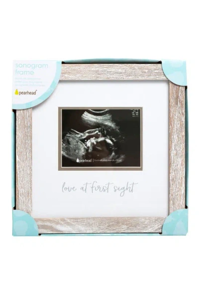 Pearhead Rustic Sonogram Picture Frame In Neutral