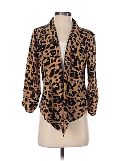 Pre-owned Pearl 3/4 Sleeve Blouse In Brown