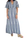 Pearl & Caviar Farida Maxi Dress In Blue In Blue