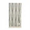 Pearl & Caviar Finikas Beach Towel In Black In Gray