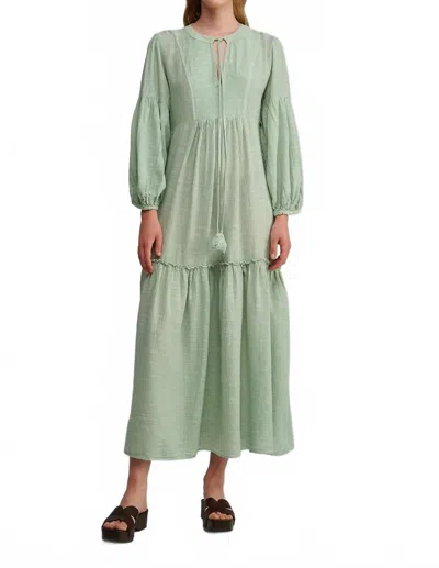 Pearl & Caviar Greta Maxi Dress In Taupe In Green