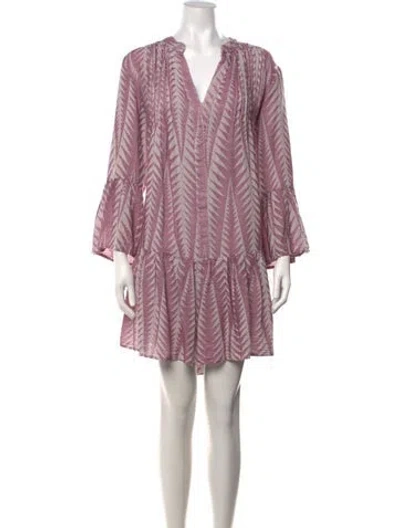 Pre-owned Pearl & Caviar Printed Mini Dress W/ Tags In Multicolor