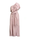 Pearl & Caviar Woman Maxi Dress Light Pink Size S/m Cotton, Tencel, Linen
