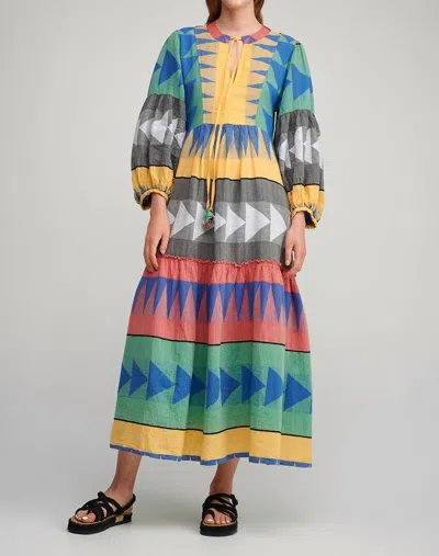 Pearl & Caviar Zoe Maxi Dress In Multi