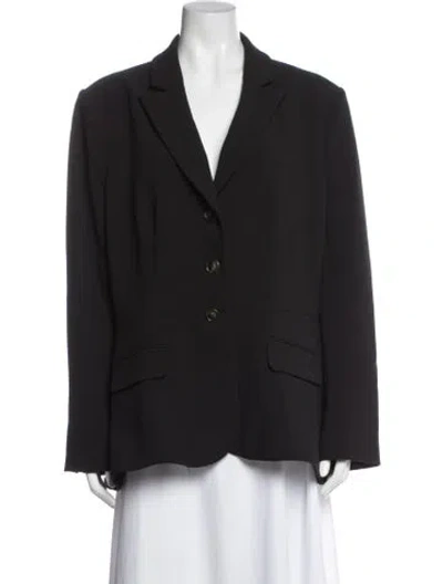 Pre-owned Pearl By Lela Rose Blazer In Black