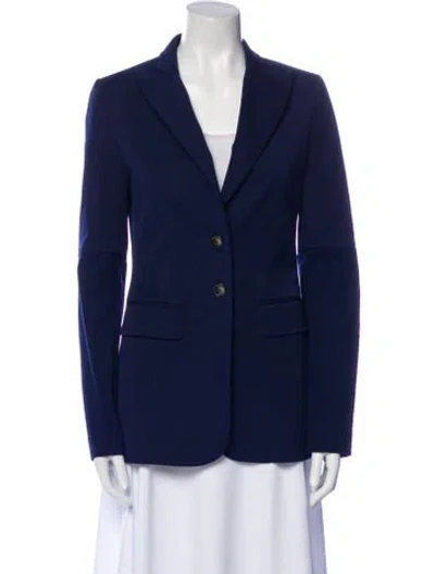Pre-owned Pearl By Lela Rose Blazer In Blue