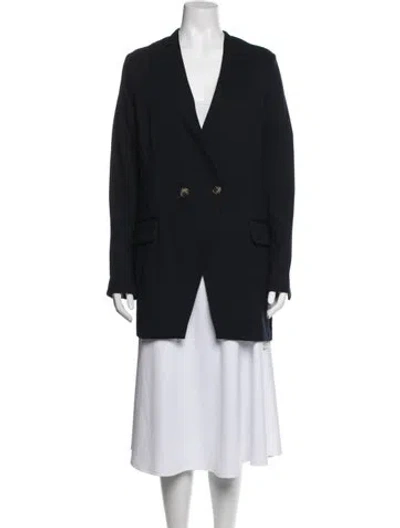 Pre-owned Pearl By Lela Rose Blazer In Blue