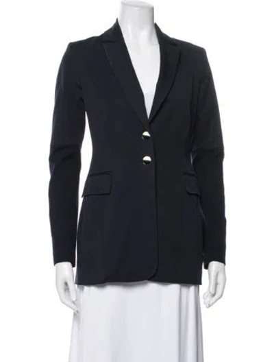 Pre-owned Pearl By Lela Rose Blazer In Blue