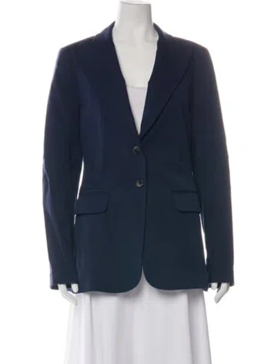 Pre-owned Pearl By Lela Rose Blazer In Blue