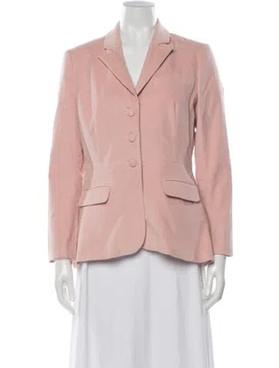 Pre-owned Pearl By Lela Rose Blazer In Pink