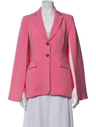 Pre-owned Pearl By Lela Rose Blazer In Pink