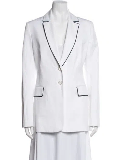 Pre-owned Pearl By Lela Rose Blazer In White
