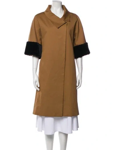 Pre-owned Pearl By Lela Rose Coat In Neutral
