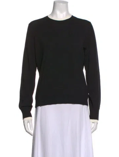 Pre-owned Pearl By Lela Rose Crew Neck Sweater W/ Tags In Black
