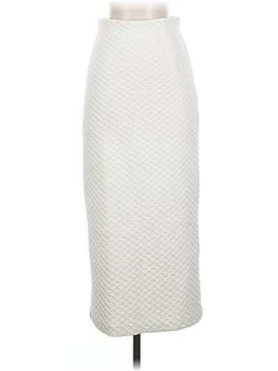 Pre-owned Pearl By Lela Rose Formal Skirt In Silver