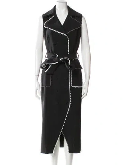 Pre-owned Pearl By Lela Rose Long Dress In Black