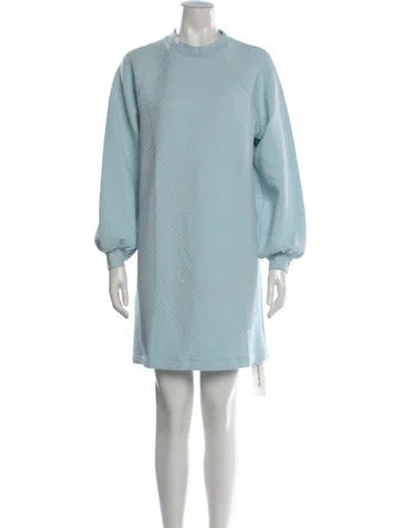 Pre-owned Pearl By Lela Rose Patterned Knee-length Dress W/ Tags In Blue