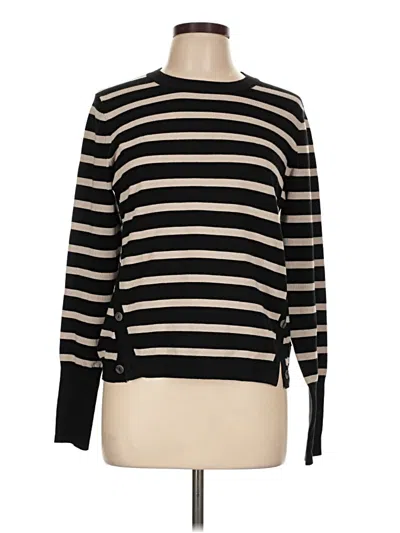 Pre-owned Pearl By Lela Rose Pullover Sweater In Black