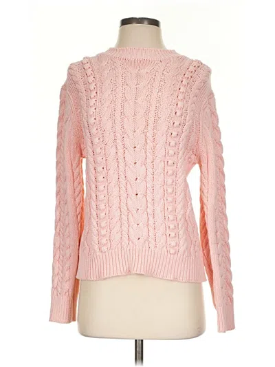 Pre-owned Pearl By Lela Rose Pullover Sweater In Pink