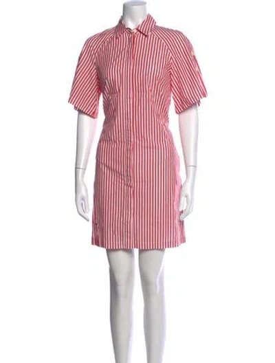 Pre-owned Pearl By Lela Rose Striped Mini Dress In Multicolor