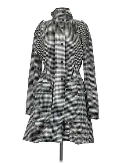 Pre-owned Pearl By Lela Rose Trenchcoat In Black
