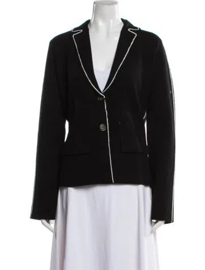 Pre-owned Pearl By Lela Rose Wool Blazer W/ Tags In Black