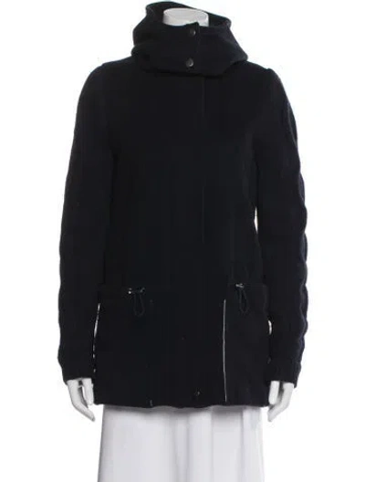 Pre-owned Pearl By Lela Rose Wool Jacket In Blue