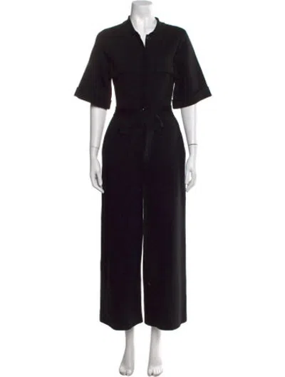 Pre-owned Pearl By Lela Rose Wool Jumpsuit In Black