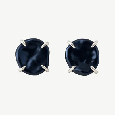 Pearl Code Women's Black Rozeta Sunset Earrings