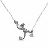 Pearl Code Women's Silver Frog Statement Necklace In Silver