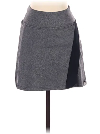 Pre-owned Pearl Izumi Active Skirt In Gray