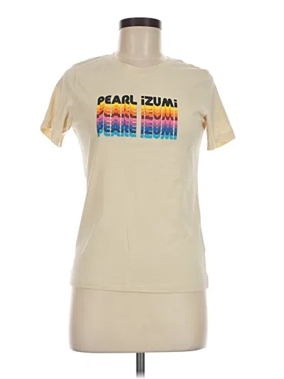 Pre-owned Pearl Izumi Short Sleeve T-shirt In Ivory