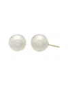 Pearls 14k 10-11mm Freshwater Pearl Studs In Multicolor