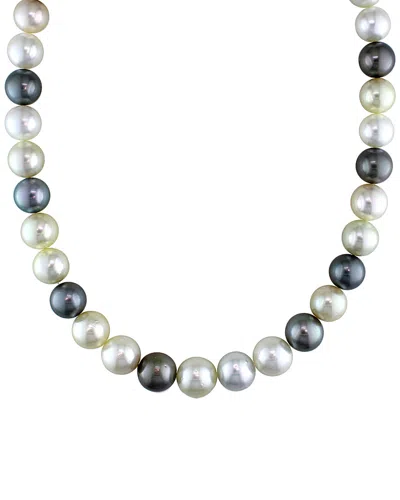 Pearls 14k 11-13mm South Sea & Tahitian Pearl Necklace In Multi