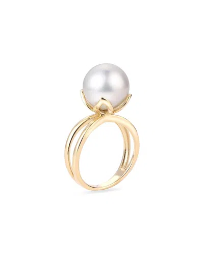 Pearls 14k 11-12mm Freshwater Pearl Windsor Ring In Gold