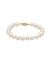 Pearls 14k 8-8.5mm Freshwater Pearl Bracelet In Multicolor