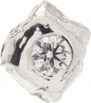 Pearls Before Swine Diamond Stud Single Earring In Brown