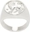 Pearls Before Swine Galdr Signet Ring In Silver