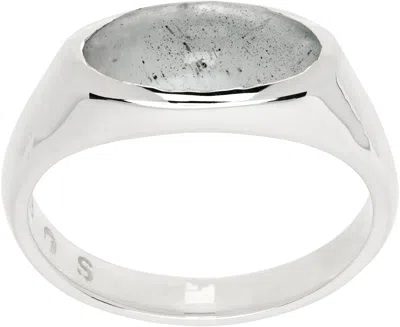 Pearls Before Swine Silver Kote Ring In .925 Silver / Aquama
