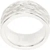 Pearls Before Swine Silver Muro Ring In .925 Silver