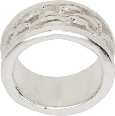 Pearls Before Swine Silver Muro Ring In .925 Silver