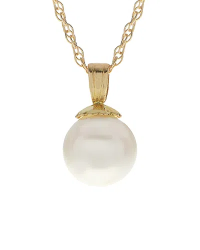 Pearls Dnu 0 Units Sold Imperial 14k 7mm Akoya Pearl Necklace In Gold