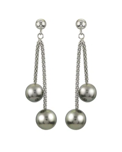 Pearls Dnu 0 Units Sold Imperial Silver 8-10mm Tahitian Pearl Earrings
